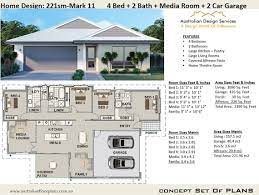 House Plan 221 M2 Or 2390 Sq Feet