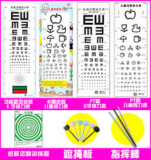 Us 14 4 10 Off Visual Acuity Chart Standard Childrens Home Cartoon Version Of The E Type C Adult Visual Acuity Test Gb Acuity Chart In Massage