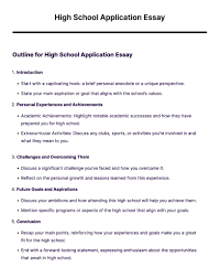 high application essay 6