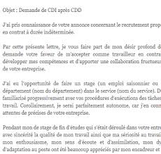 Maybe you would like to learn more about one of these? Modele De Lettre De Motivation Demande D Un Cdi Apres Un Cdd