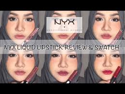nyx liquid lipstick quick review