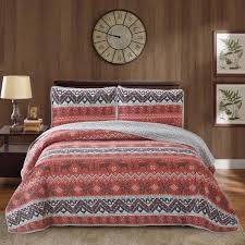 2 Piece Polyester Multi Twin Quilt Set