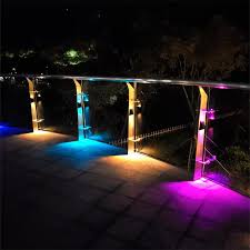 solar wall lights outdoor fence lights