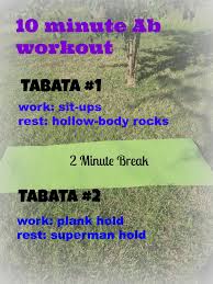 10 minute tabata ab workout eat the gains