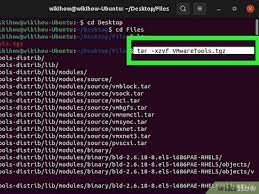 install linux programs from tgz files