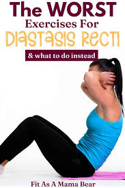 exercises to avoid with diastasis recti