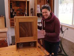 making a dovetailed whiskey cabinet