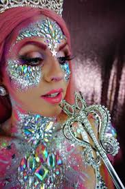 festival makeup ideas glitter jewels