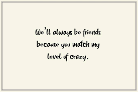 Looking for some best friend captions?here are some great bestie quotes that will make you smile. 45 Crazy Funny Friendship Quotes For Best Friends Funzumo