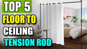 ceiling tension rod room divider