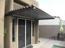 Aluminum Wood Awning Palm Springs Ca