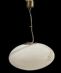 Murano Glass Ceiling Lamp 70s Intondo