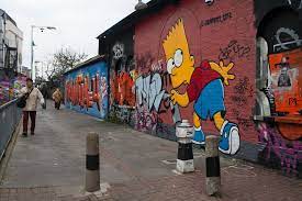 brick lane street art in london