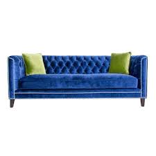 blue velvet sofa at rs 16500 piece