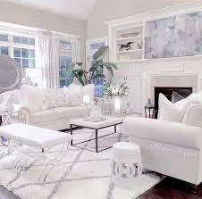 white living room decor