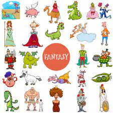 cartoon fantasy and fairy tale