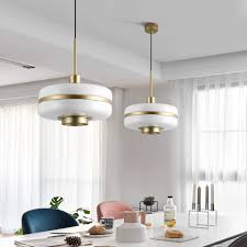 Vintage Loft Industrial Dining White Gold Glass Hanging Pendant Light Wholesale Chandeliers Pendant Lights Products On Tradees Com