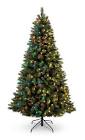 Pre-Lit LED Henry Fir Christmas Tree, 7-ft NOMA