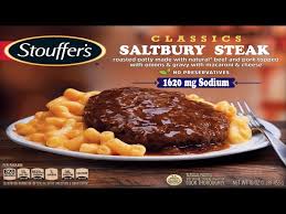 frozen salisbury steak tv dinner what