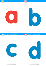 lowercase alphabet flashcards super