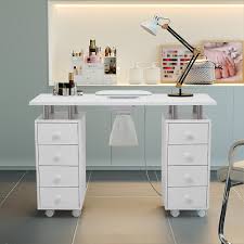 rolling manicure station nail table