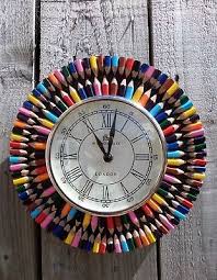 Recycled Crayons Pencils Large Art Deco