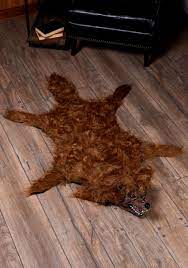 brown werewolf rug with light and sound