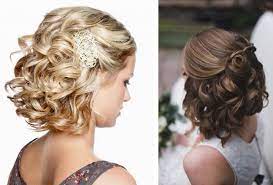 Medium length hair styled with a puff and a bun. Glamorous Prom Hairstyles For Thin Hair The Secret Is In The Volume