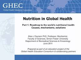 ppt nutrition in global health