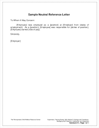 10 Employment Reference Letter Example Proposal Sample
