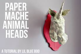 Paper Mache Animal Heads A Tutorial
