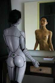 Female robot nude