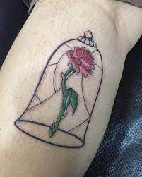 Top 71 Beauty And The Beast Rose Tattoo