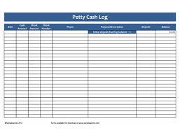 40 petty cash log templates forms