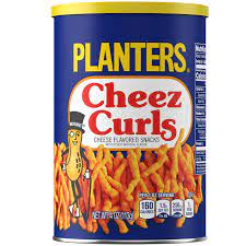 planters cheez curls 4 oz canister