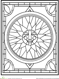 Stained Glass Window Worksheet