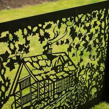 Cottage Metal Fence Panels Garden