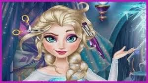 disney frozen elza hair salon princess