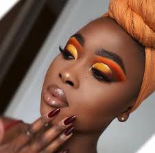 makeup beauty and orange image