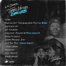 Lil durk otf | lil durk official merch & apparel | otfgear.com. Lil Durk The Voice Deluxe Lyrics And Tracklist Genius