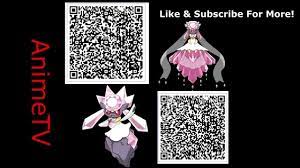 QR code: Diancie W / Mega Stone | Pokemon X Y / ORAS | Pokemon sun qr codes,  Pokemon moon qr codes, Code pokemon