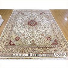 color 9x12 large silk rugs area rug for