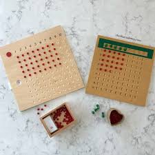 Montessori Multiplication And Division Boards For Home Learning