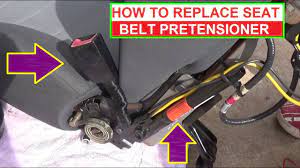 replace seat belt pretensioner