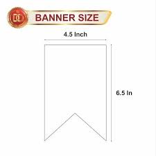 fbb itc paper small foil birthday banner