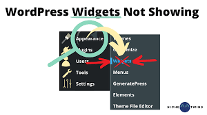wordpress widgets not showing here s