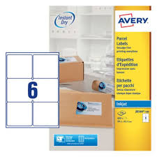 Avery Inkjet Label 99 1x93 1mm 6 Per Sheet Wht Pack Of 600 J8166 100