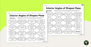 shapes diffeiated mazes