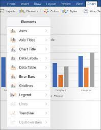modify charts in office on mobile