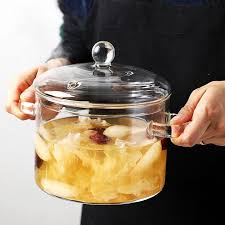 Kitchenware Borosilicate Glass Pot Safe
